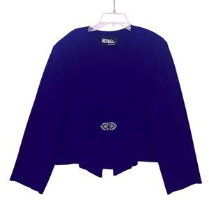 Ursula Of Switzerland Blazer Indigo
Filigree/Rhinestone/Brooch Made/US 12